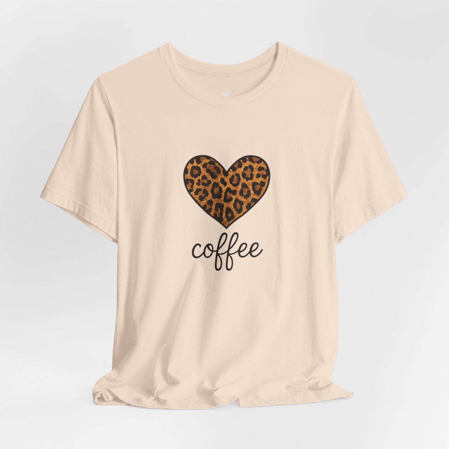 Leopard Print Heart Coffee