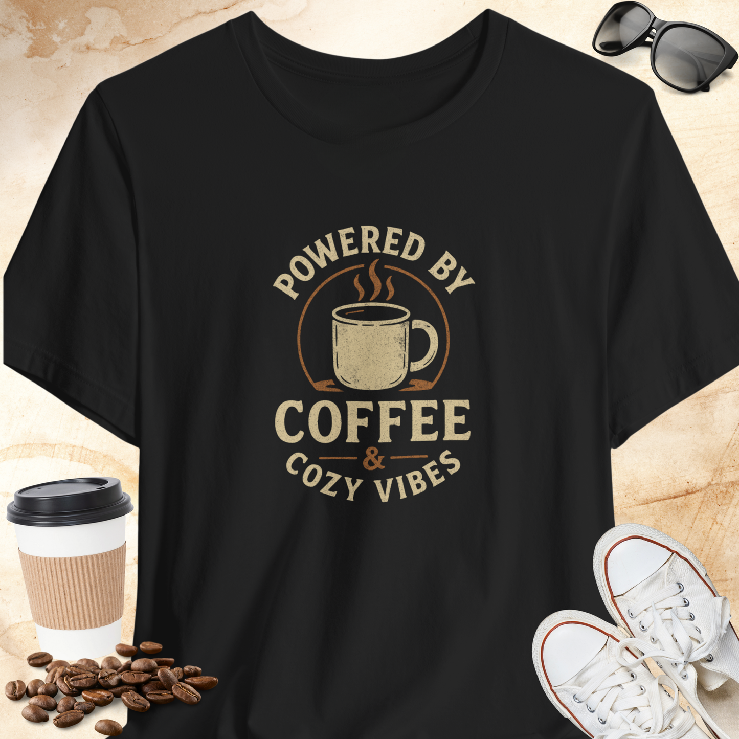 Coffee and Cozy Vibes T-shirt