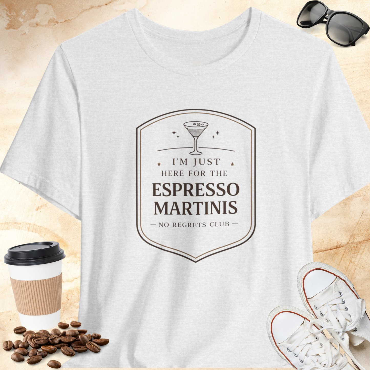 Espresso Martini No Regrets Club T-Shirt