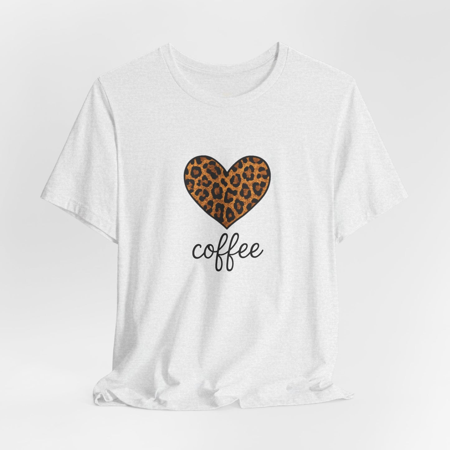 Leopard Print Heart Coffee