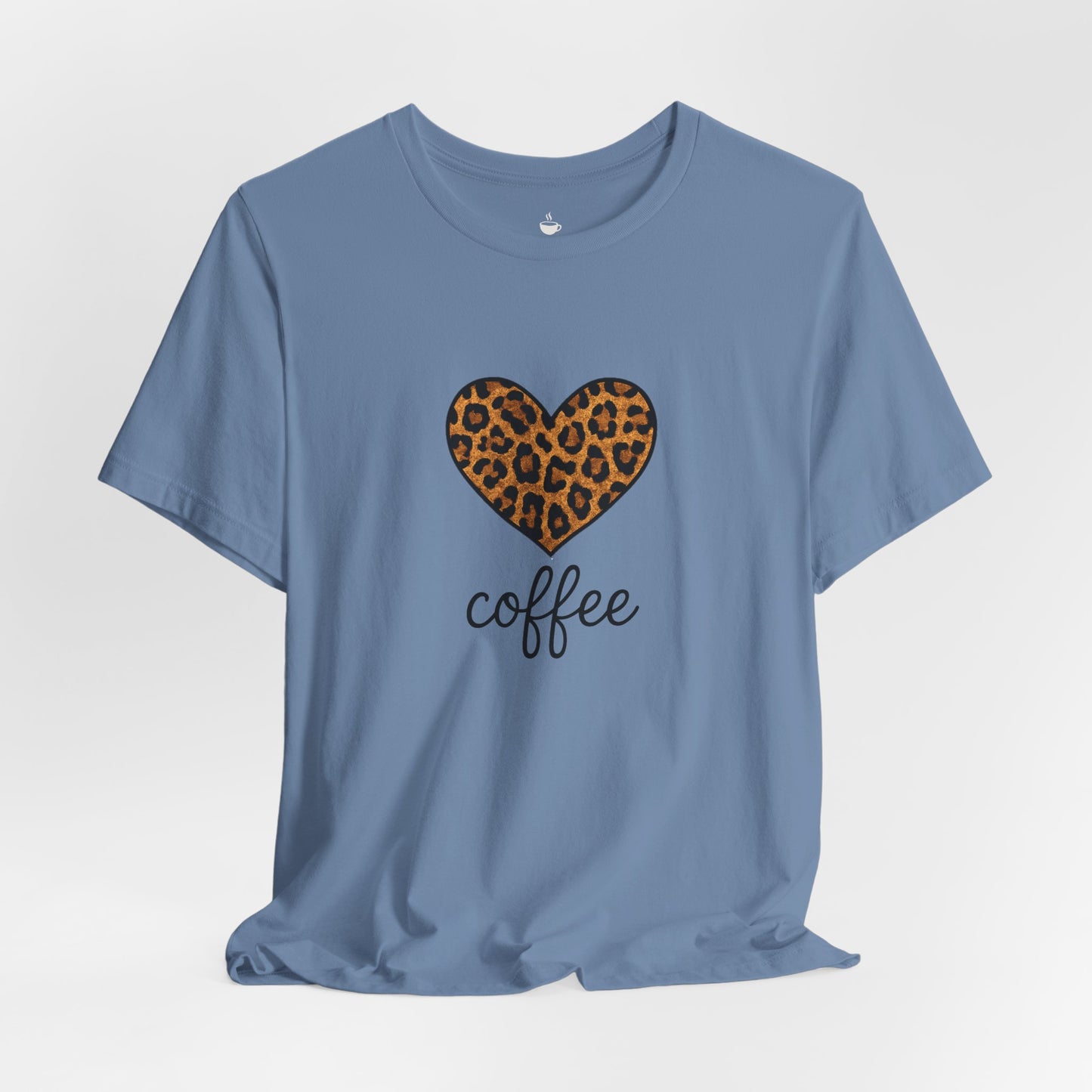 Leopard Print Heart Coffee