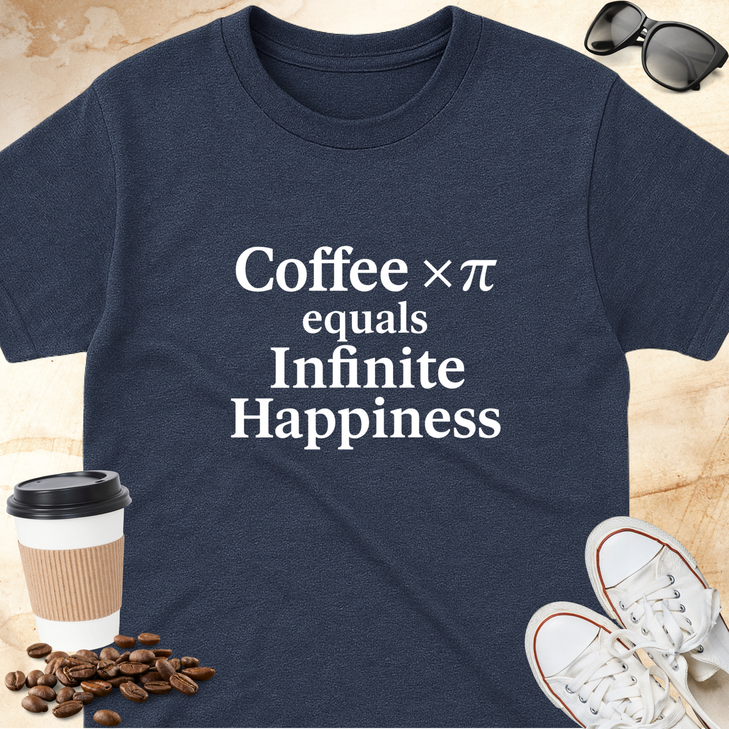 Coffee x Pi Equals Infinite Happiness