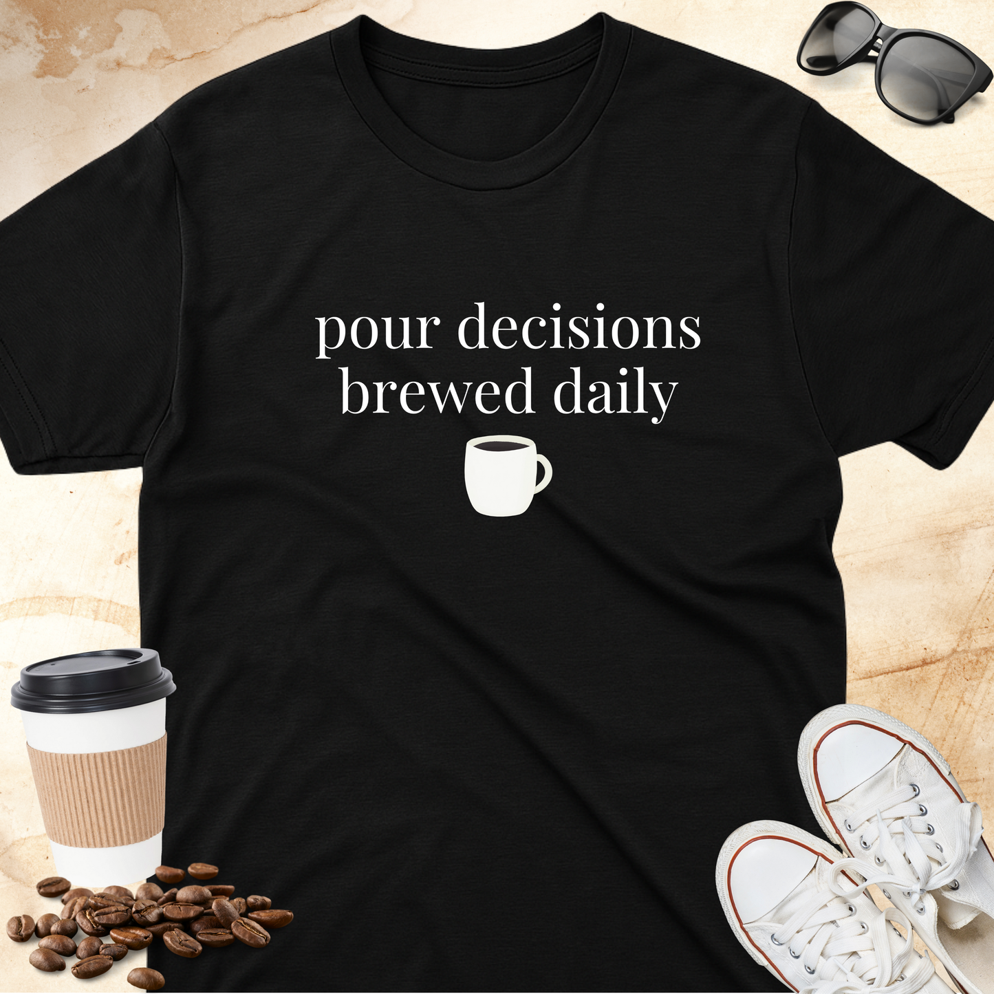 Pour Decisions Brewed Daily T-shirt