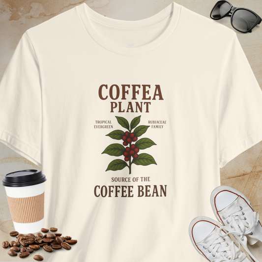 Coffea Plant Source of the Coffee Bean T-shirt
