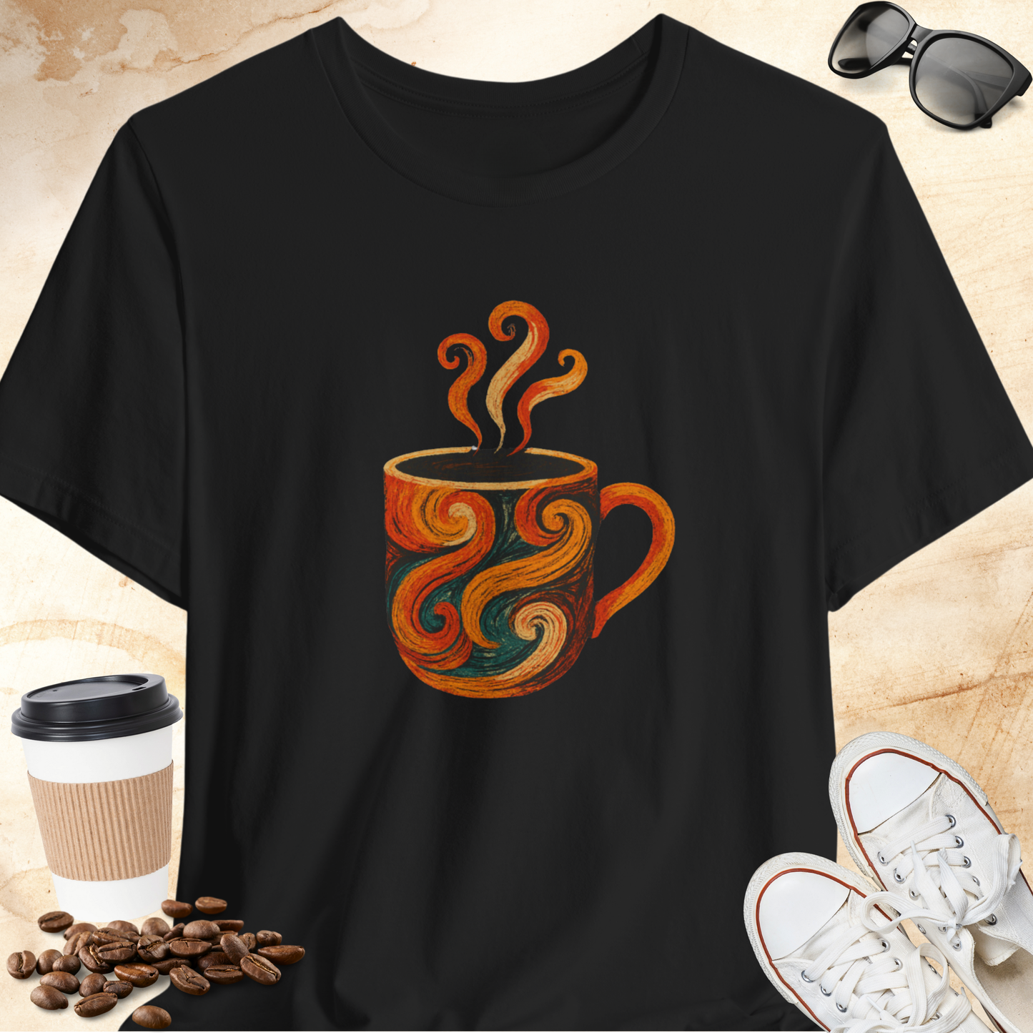 Autumn Colored Swirl