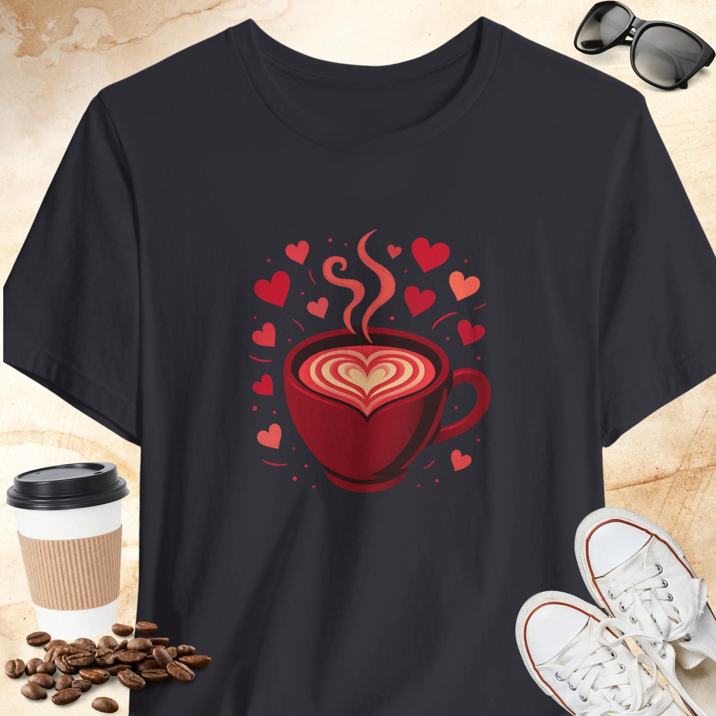 Heart Latte Love T-shirt