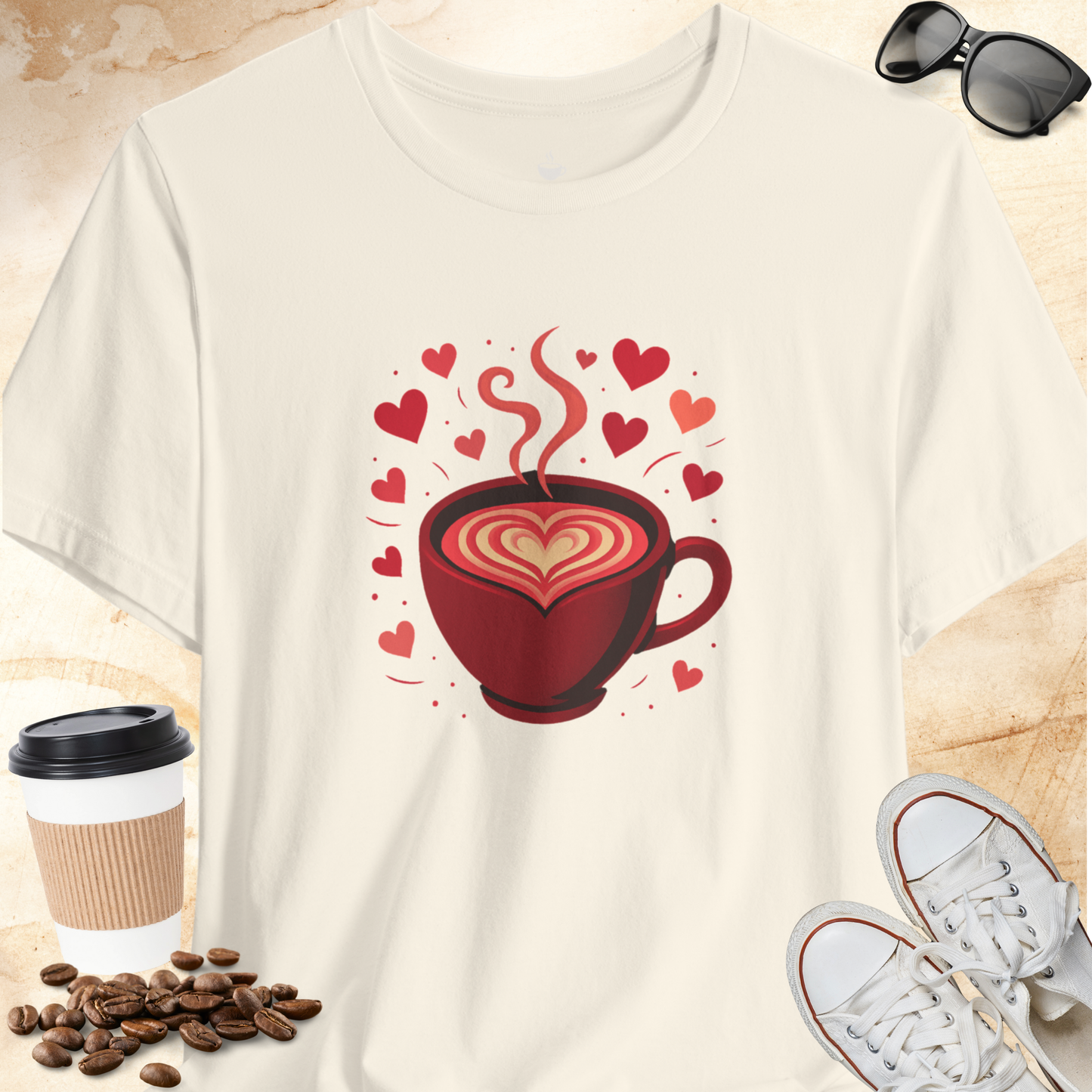 Heart Latte Love T-shirt
