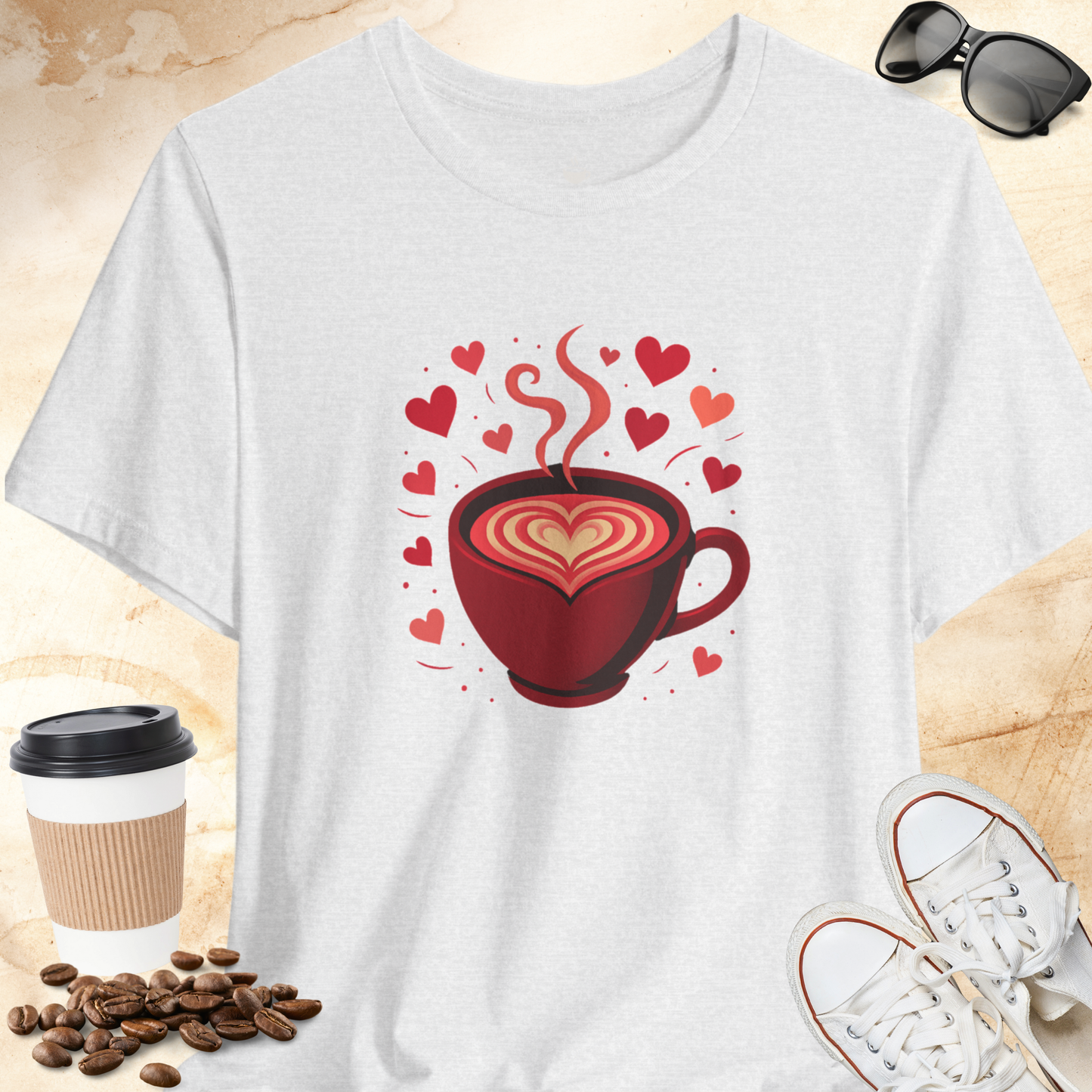 Heart Latte Love T-shirt
