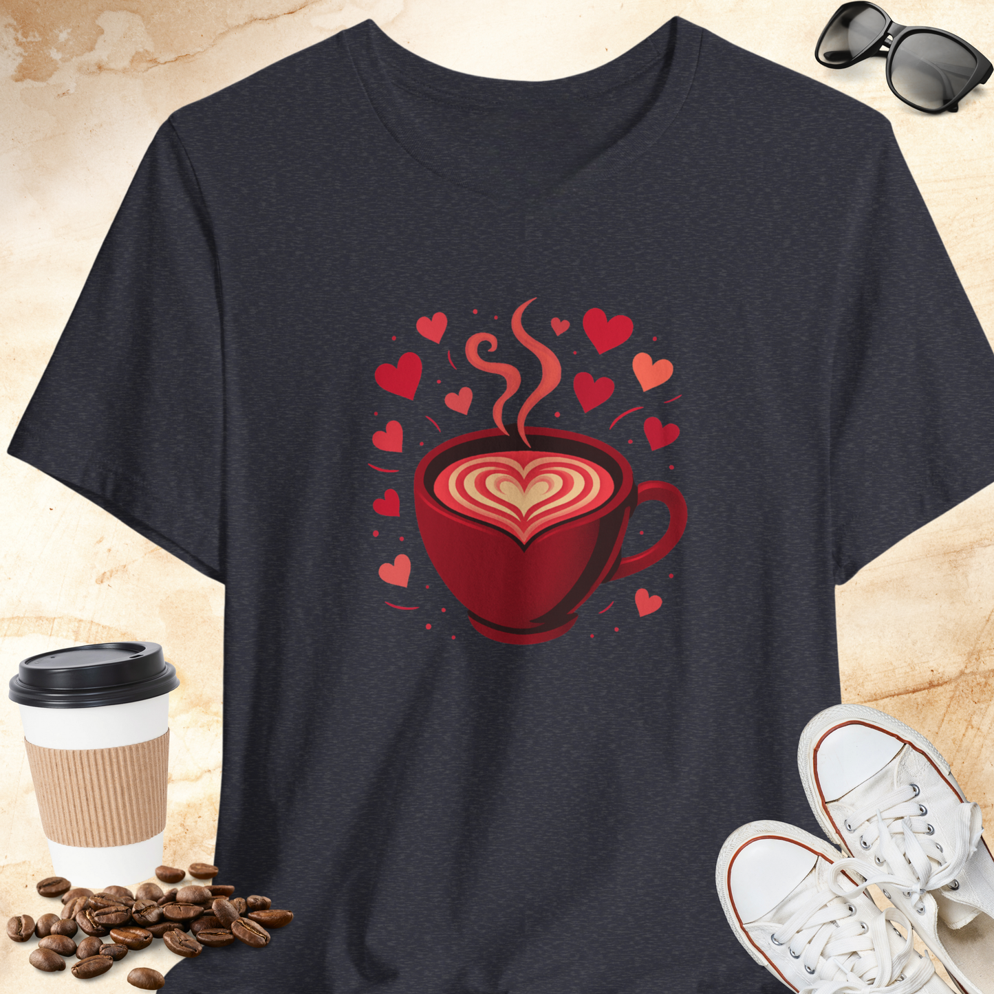 Heart Latte Love T-shirt