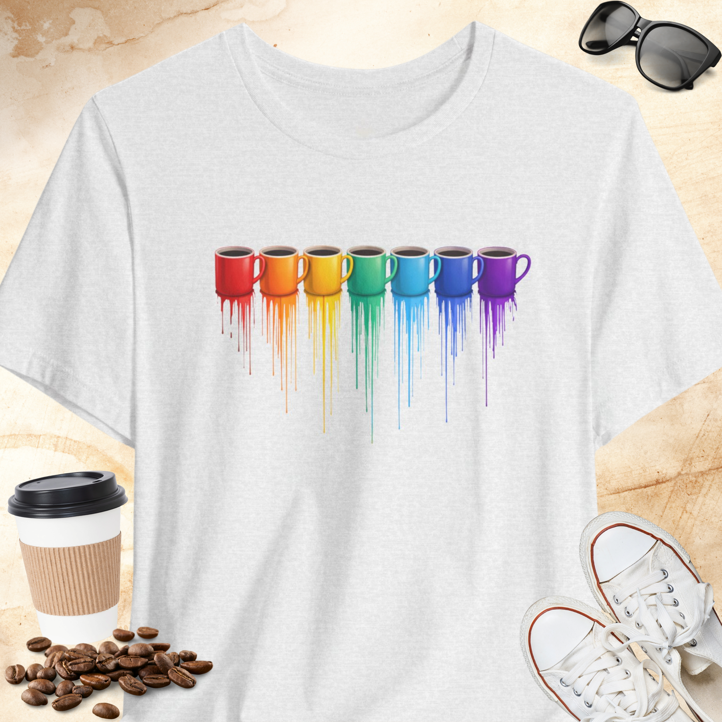 Rainbow Mugs T-Shirt