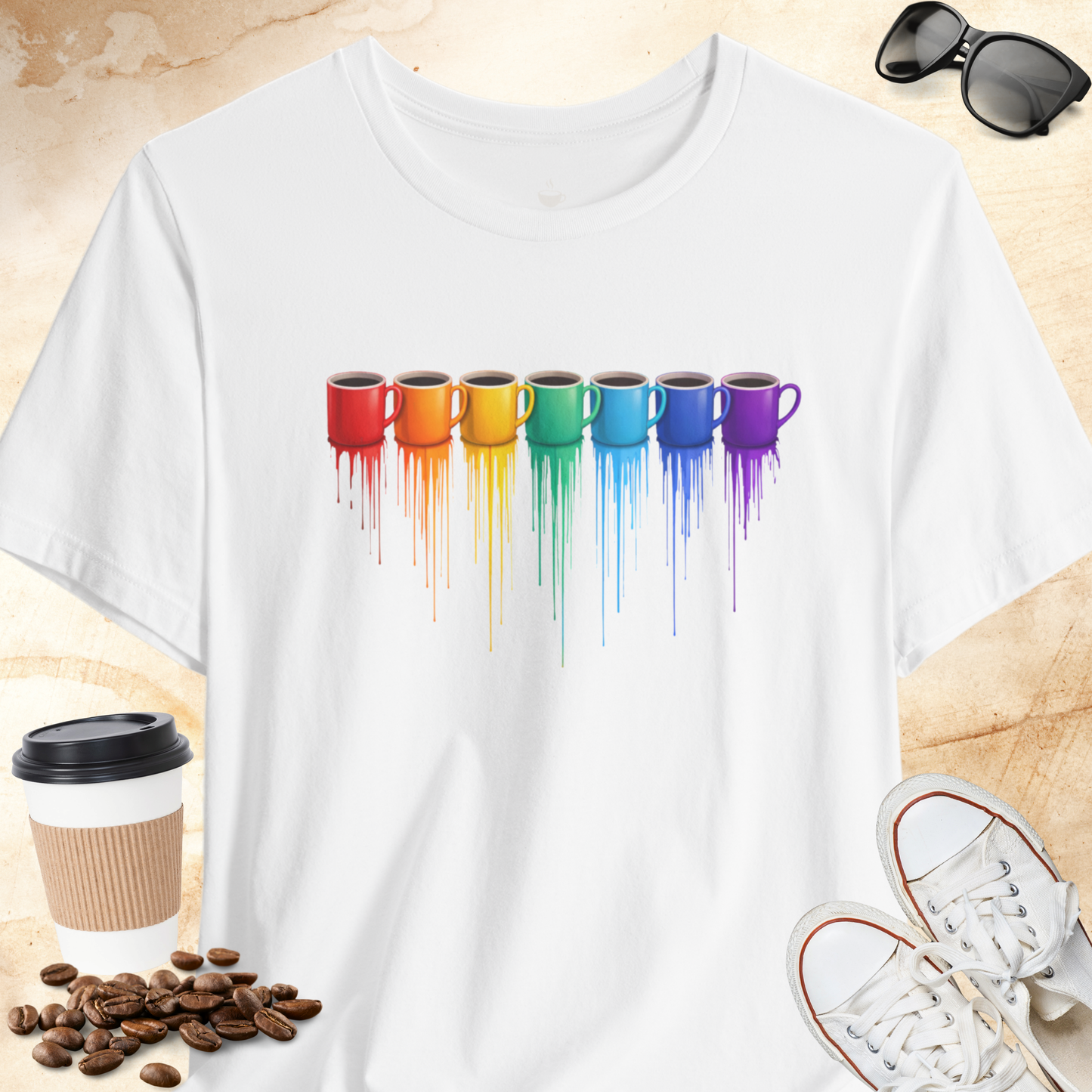 Rainbow Mugs T-Shirt