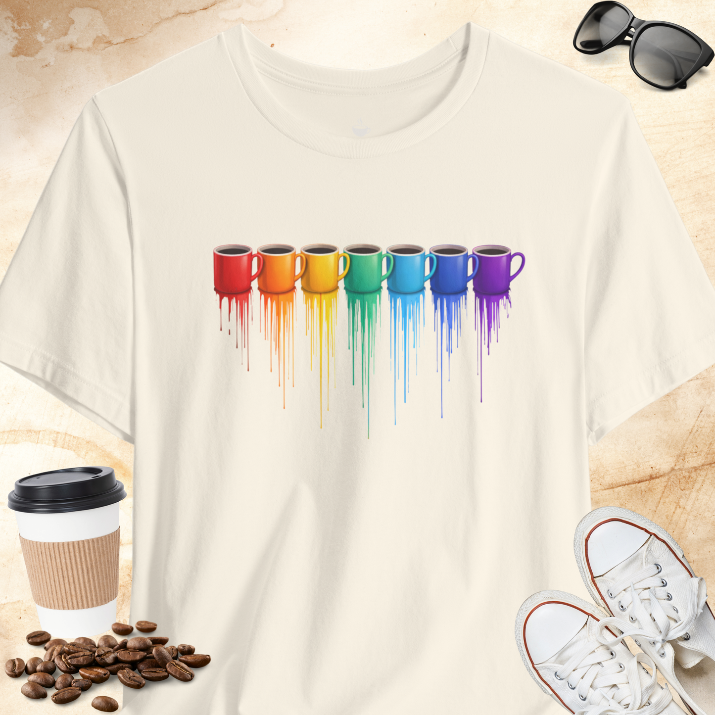 Rainbow Mugs T-Shirt