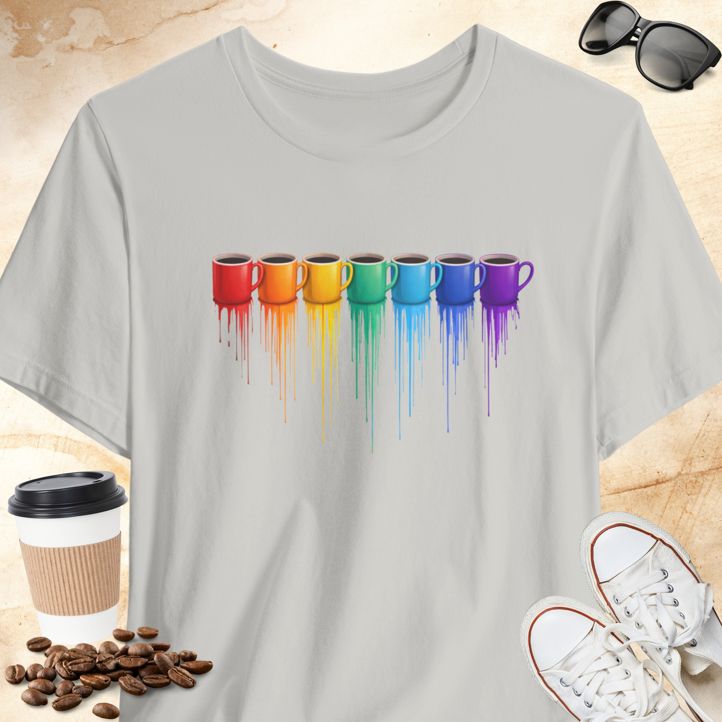 Rainbow Mugs T-Shirt