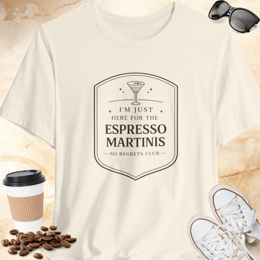 Espresso Martini No Regrets Club T-Shirt