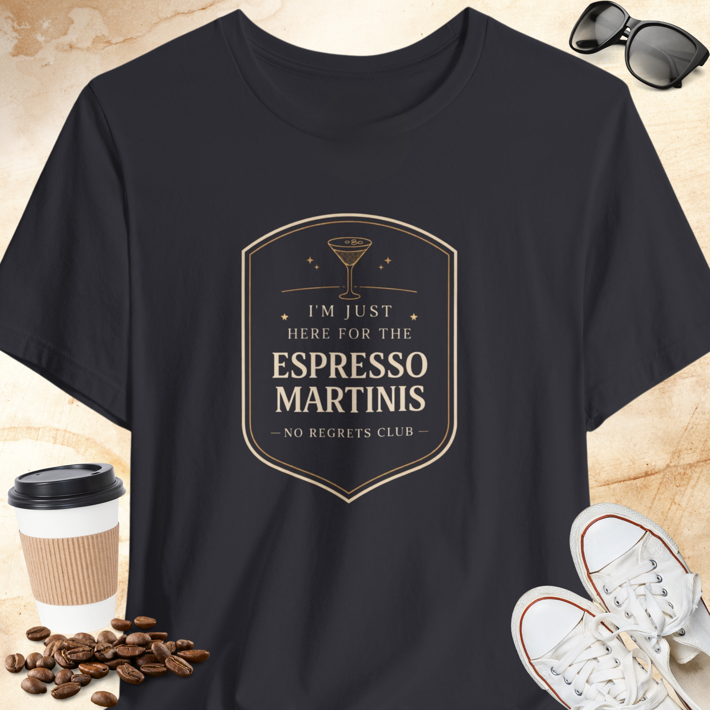 Espresso Martini No Regrets Club T-Shirt