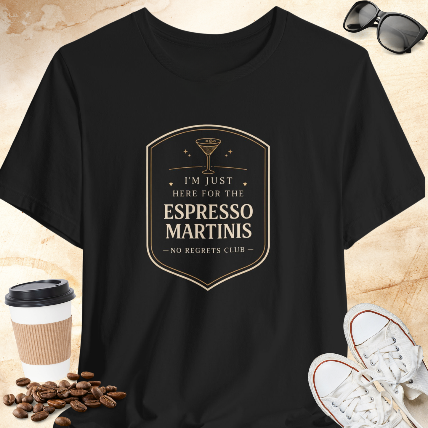 Espresso Martini No Regrets Club T-Shirt