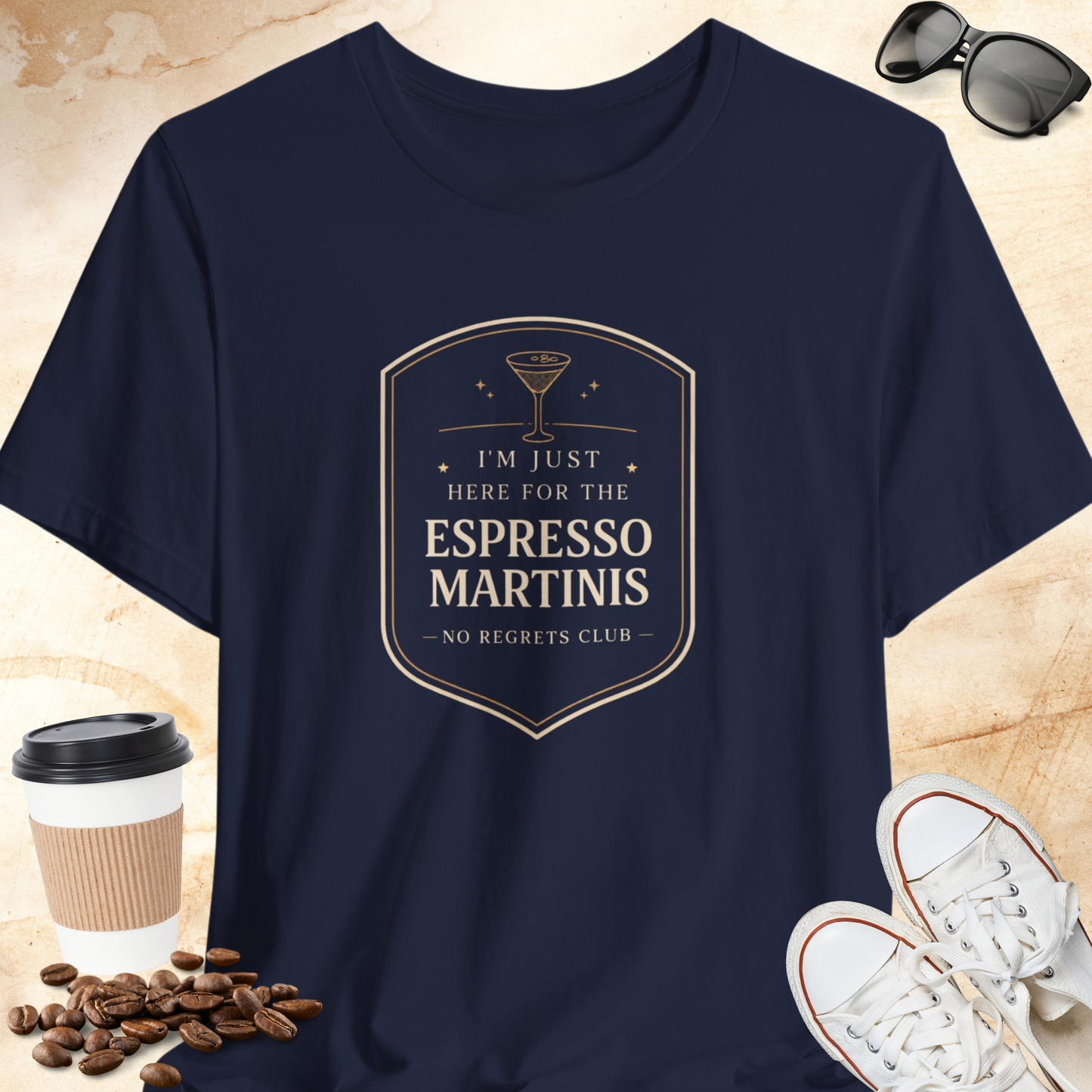 Espresso Martini No Regrets Club T-Shirt
