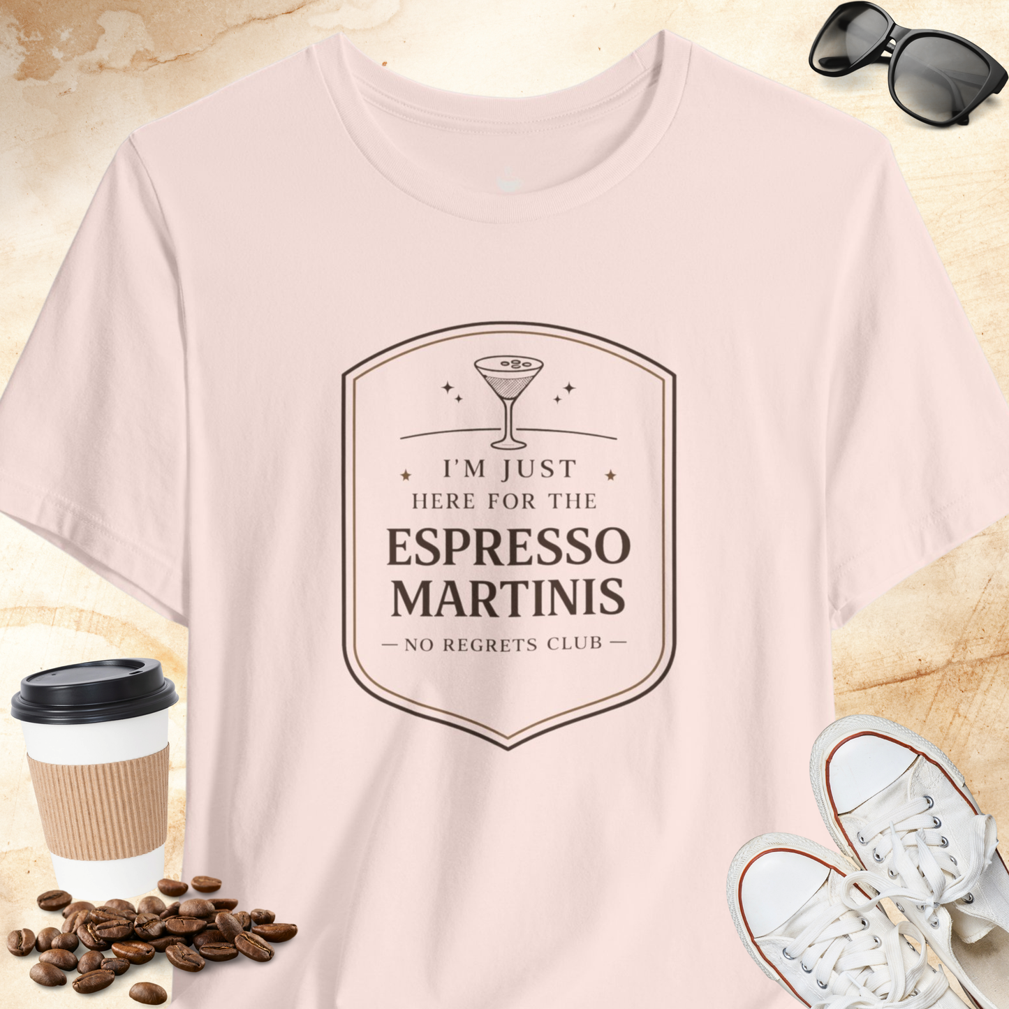 Espresso Martini No Regrets Club T-Shirt