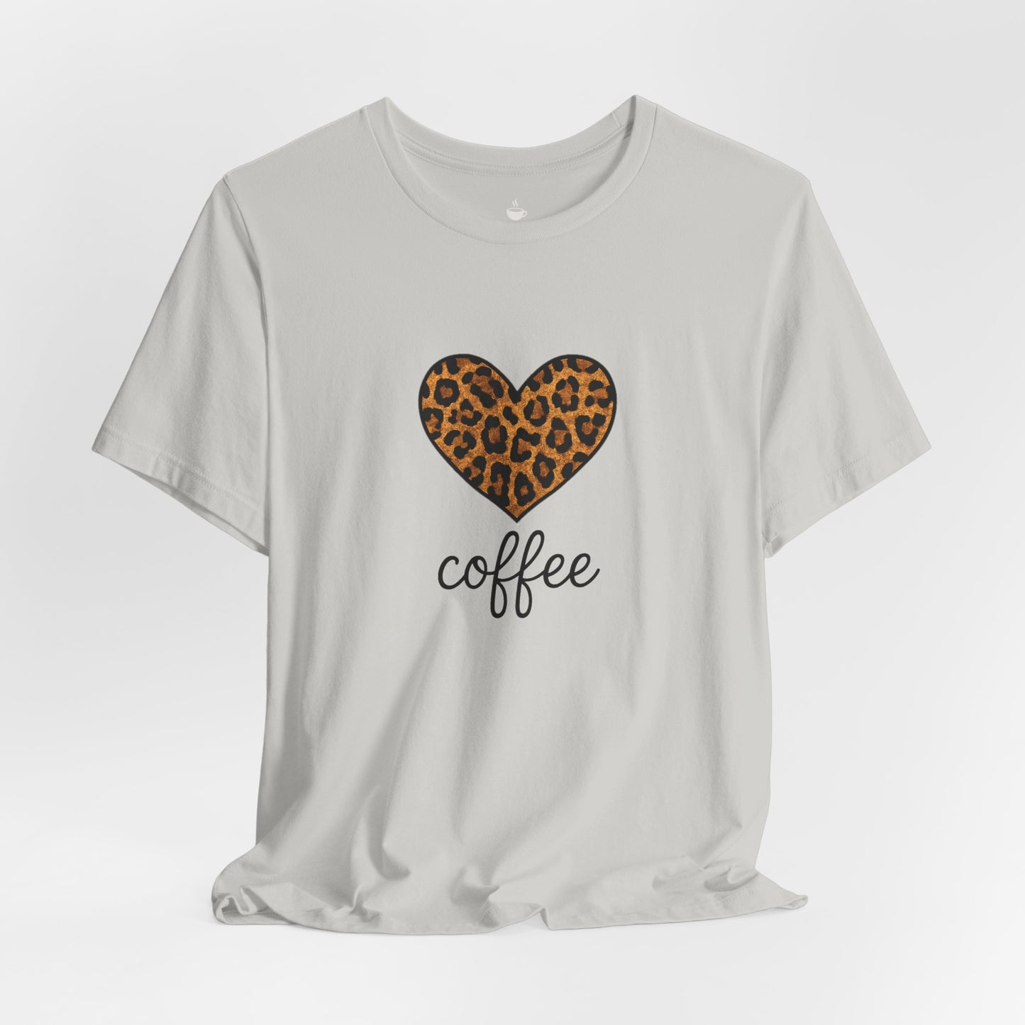 Leopard Print Heart Coffee
