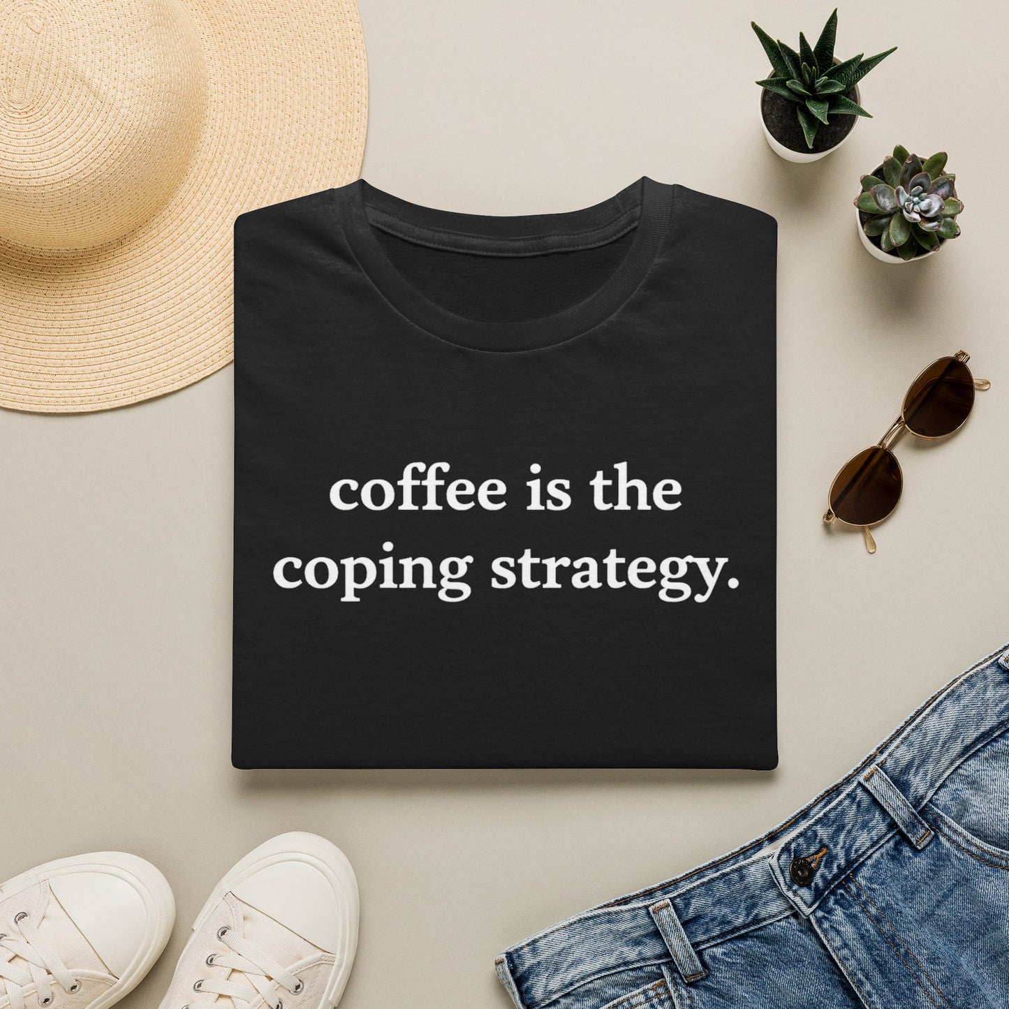 Coffee Is the Coping Strategy T shirt