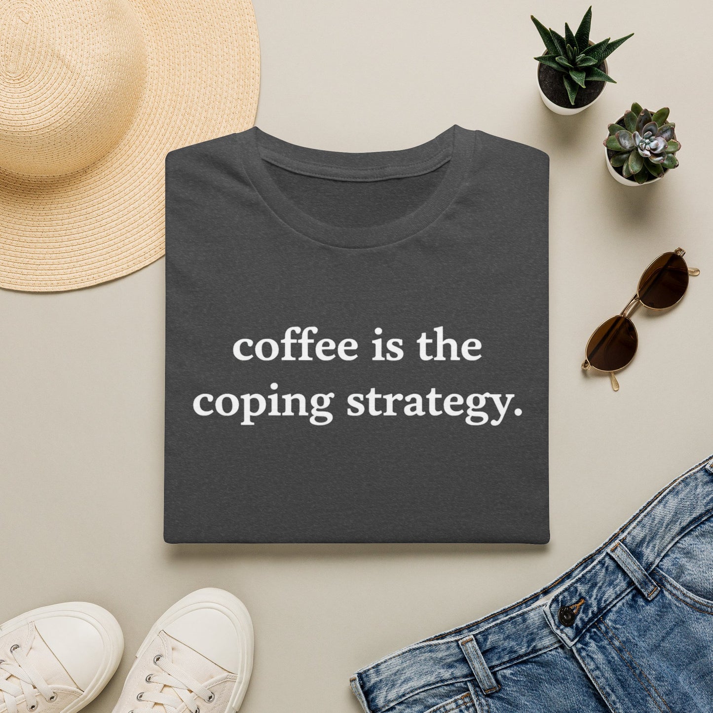 Coffee Is the Coping Strategy T shirt