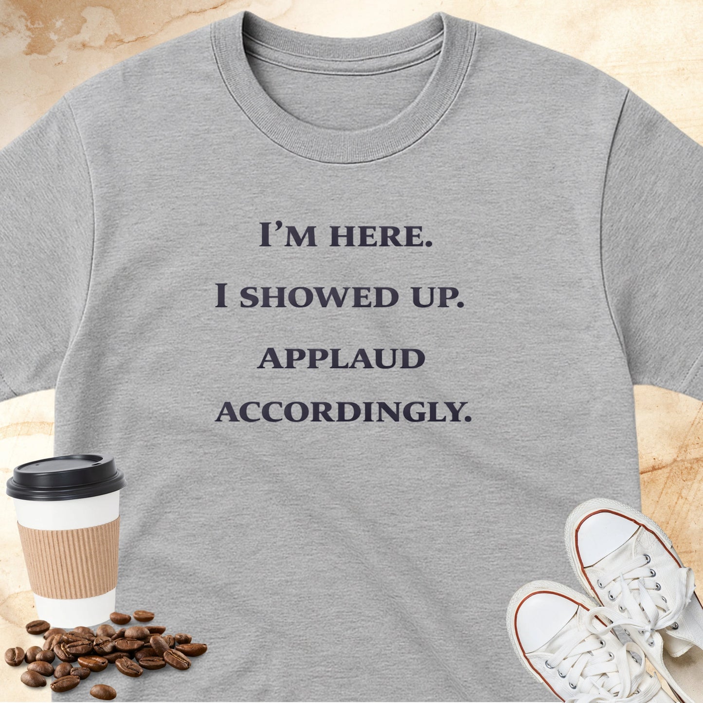 https://wescale-cdn.com/generated-mockups/0b304b53-af92-4069-ac7a-d5e1f8f2d5d1/18aad45a-568c-4863-9a7b-2e96175c0fbf/765b924e-da2f-47aa-a262-ff2ecf8245c4_designs/i_m_here_i_showed_up_applaud_accordingly_black_1776375392823_c94f9b.png_1776375398970.webp